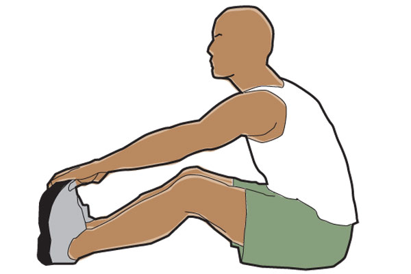 Hamstring stretch