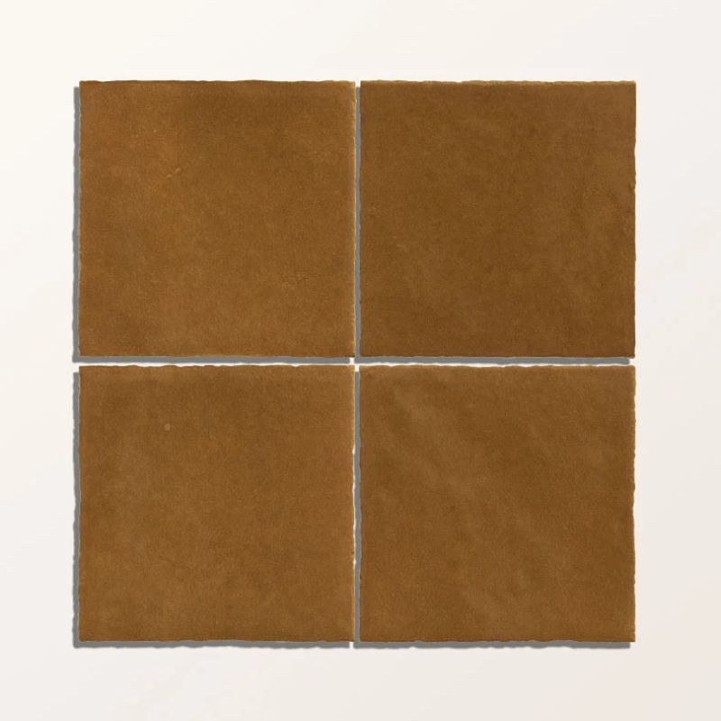 muddy brown square wall tiles