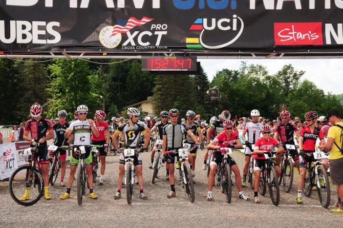 Elite men's front row at the Windham Pro XCT