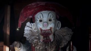 Killer giant clown toy from Krampus