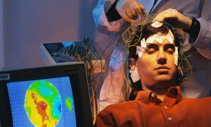 Researchers presented subjects with mock terrorism scenarios before measuring their brain waves.
