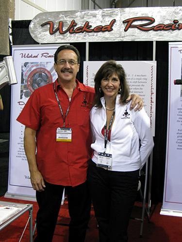 The late Mark Reynolds and his wife.