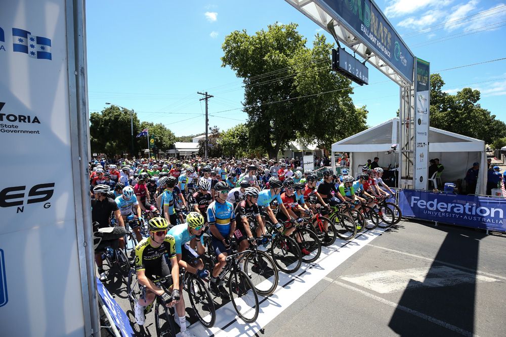 The elite men line up for the 2019 Australian national championships