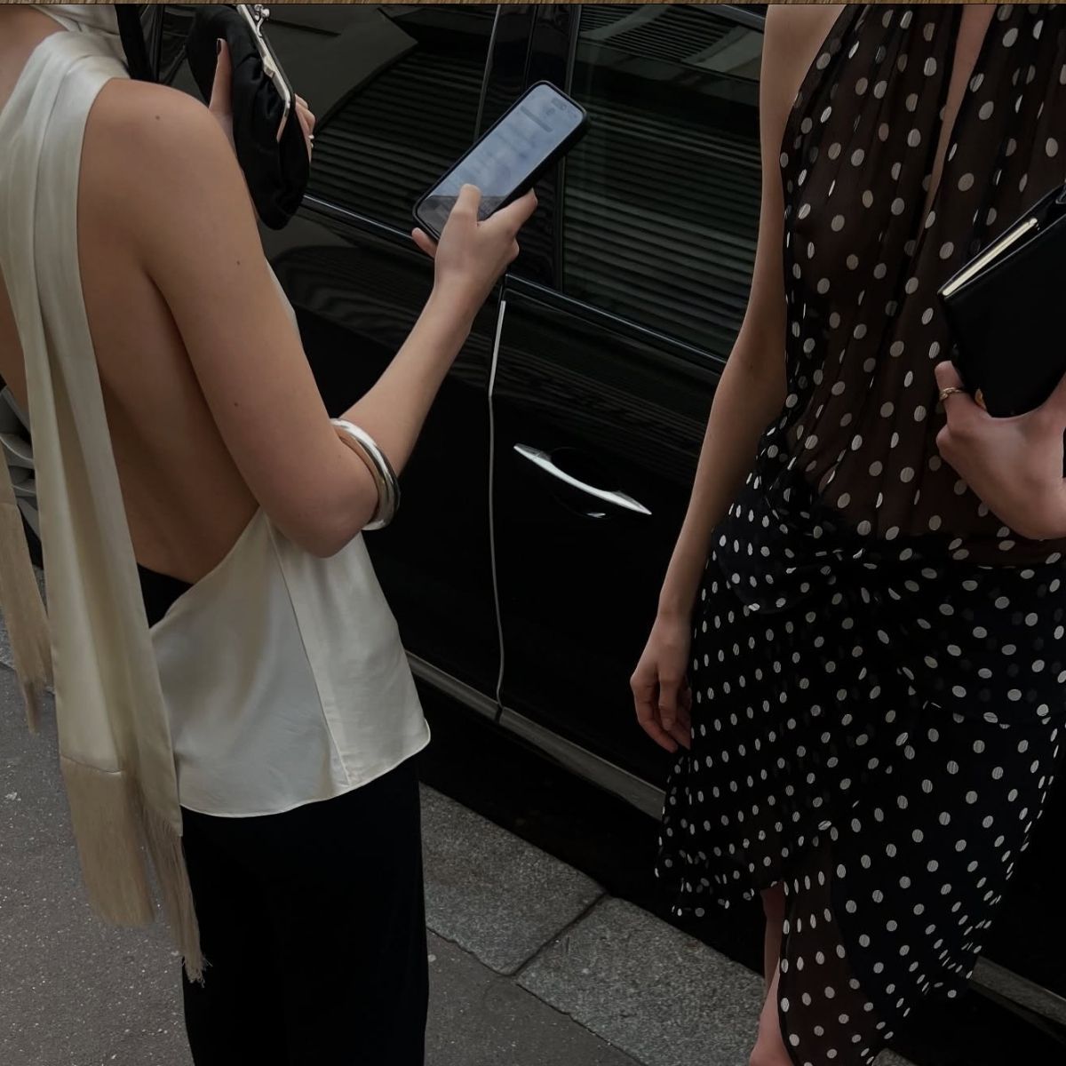 An image of @andrea____ricci wearing the tassel fashion trend. 