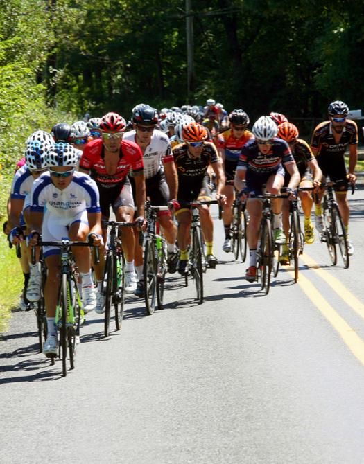 The Young guns of Novo Nordisk Devo team are not intimidated by the big boys and take a pull to try to bring back the break