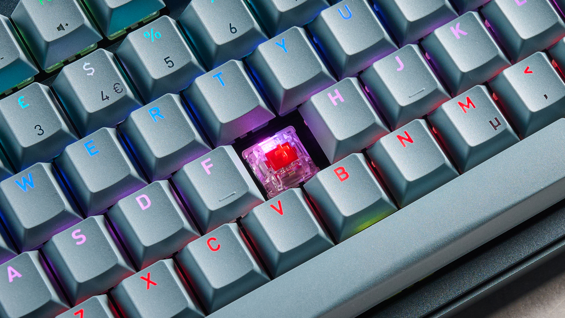 A Cherry XTRFY MX 8.3 TKL Wireless keyboard