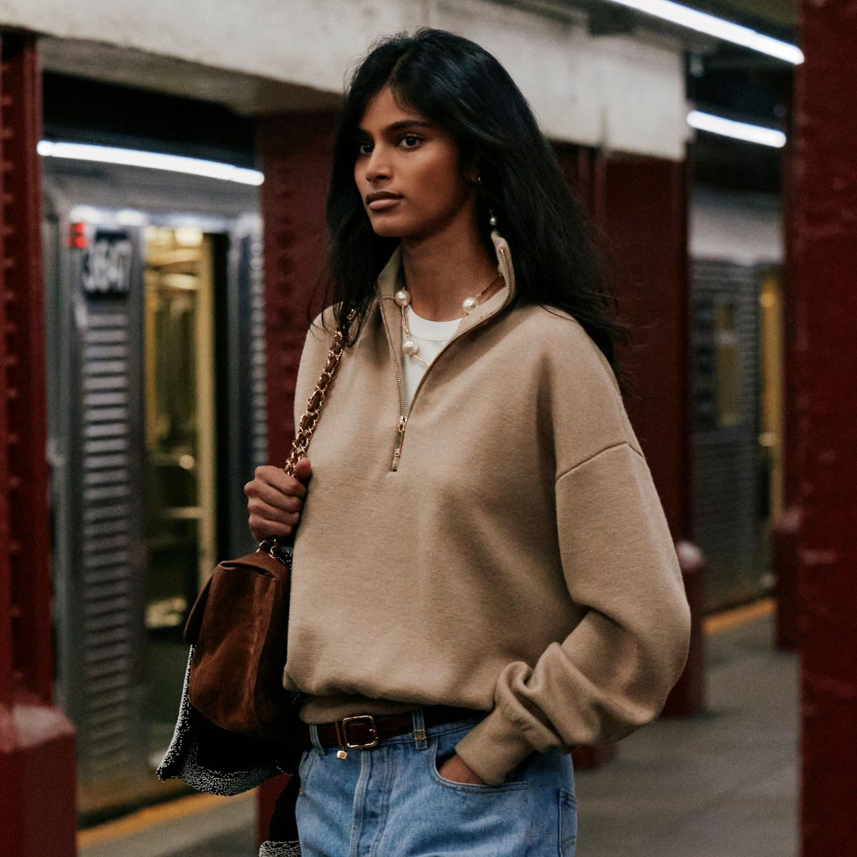 An image of the key looks in the urban preppy fashion trend. 