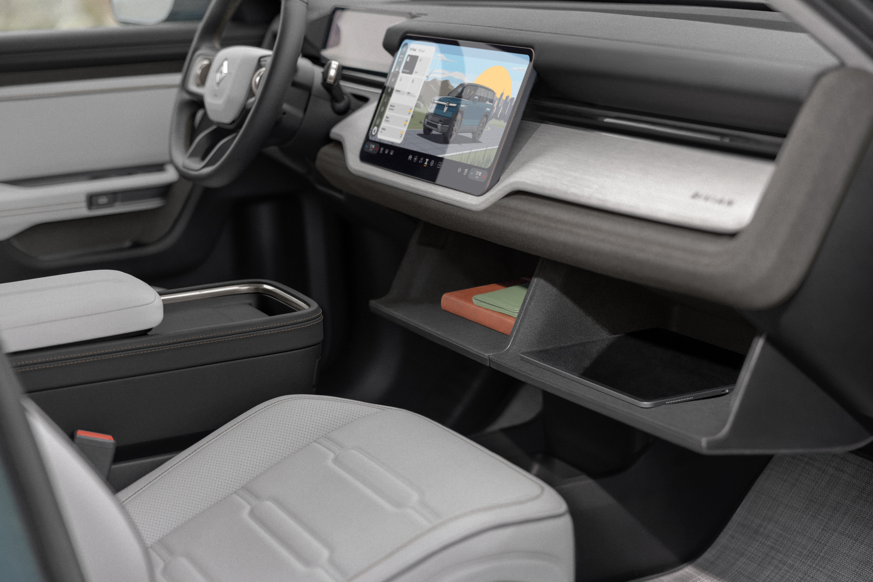 Rivian R2 interior details