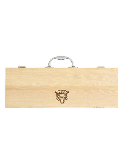 NFL Chicago Bears Crate & Barrel 5-Piece Stainless Steel Grill Tool Set