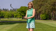 Alison Root in a Golftini outfit