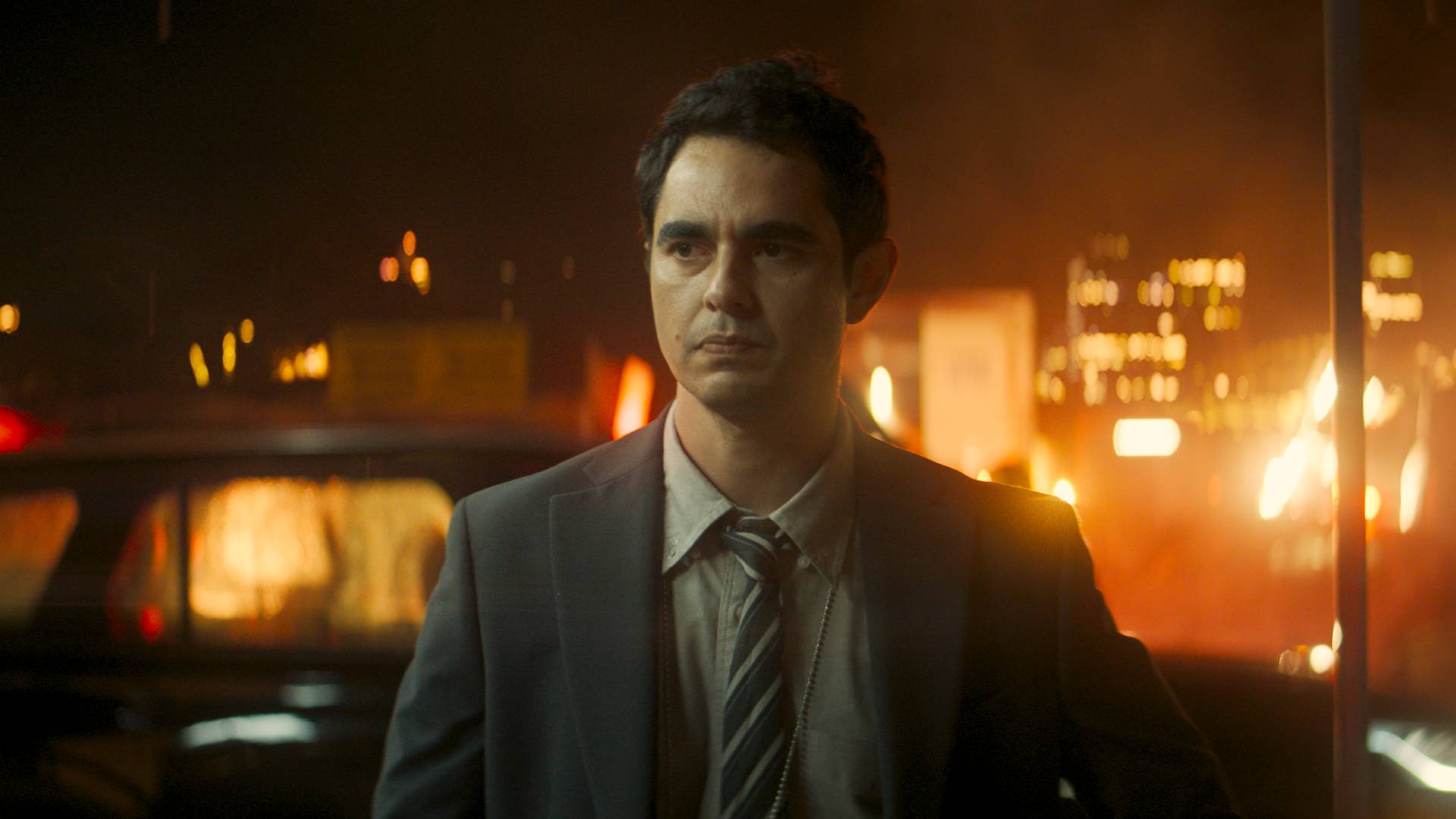 Max Minghella as John Borrelli in Clayface