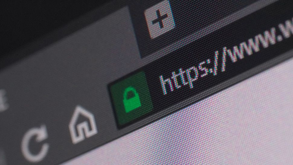 HTTPS in a browser address bar