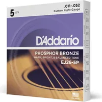 D'Addario EJ26 5-pack