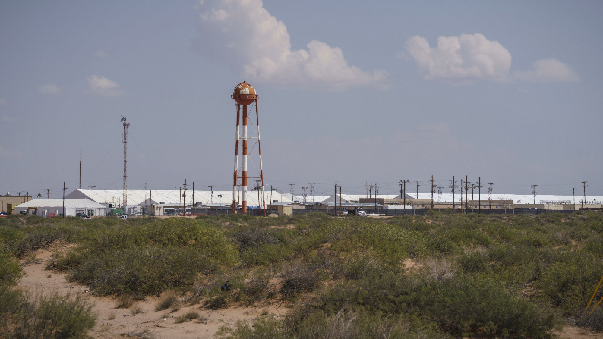 ICE's Camp East Montana near El Paso, Texas
