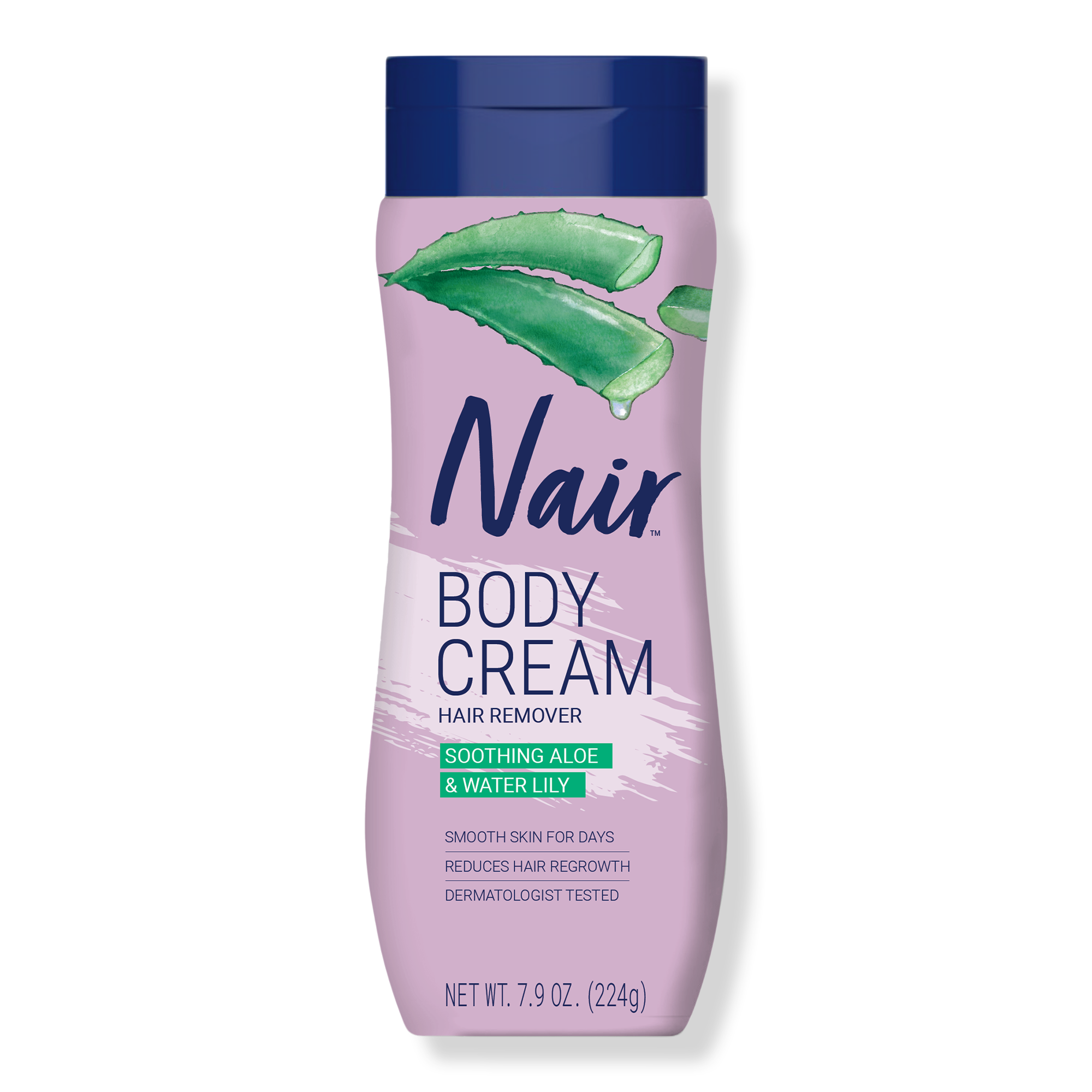 Body Cream Hair Remover With Soothing Aloe and Water Lily