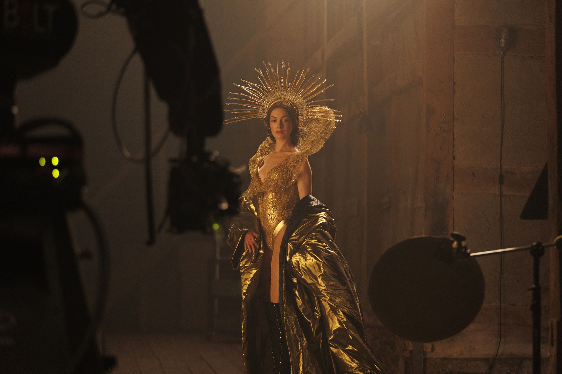 Film still with Anne Hathaway