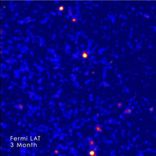 Fermi Gamma-ray Space Telescope image of dark matter