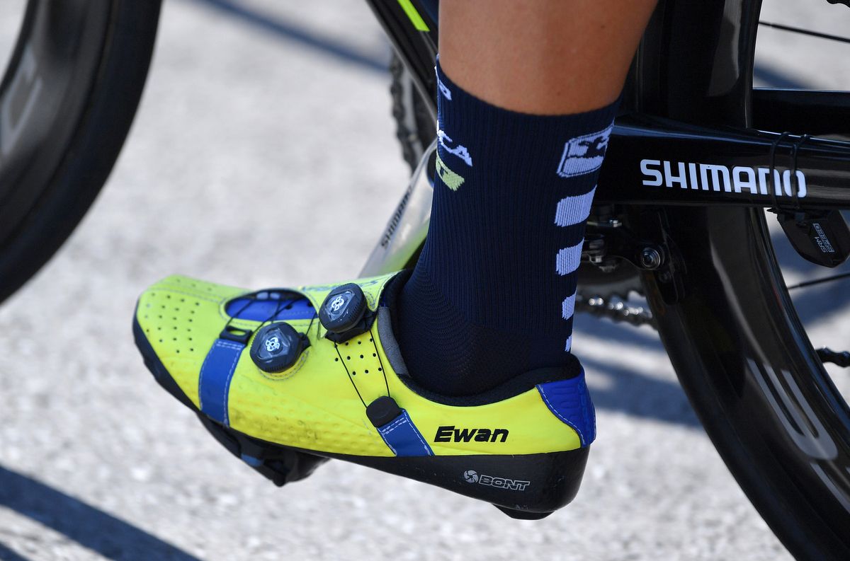 No guessing who these shoes belong to