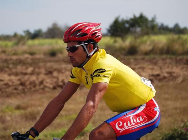 Cuban rider Arnold Alcolea held onto his race lead today.