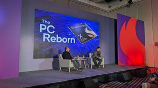 Photos from the Qualcomm Snapdragon X Elite Q&A and hands on event at Computex 2024..