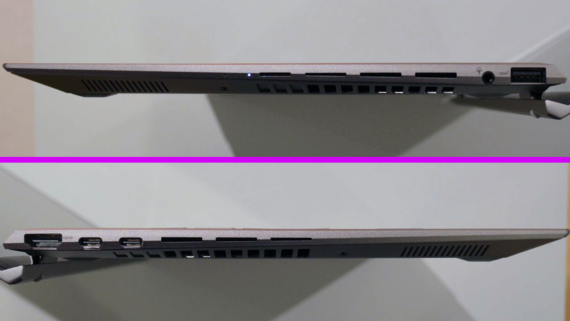 An Asus ZenBook 14X OLED Space Edition