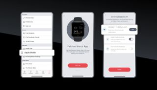 Connecting Apple Watch to Peloton
