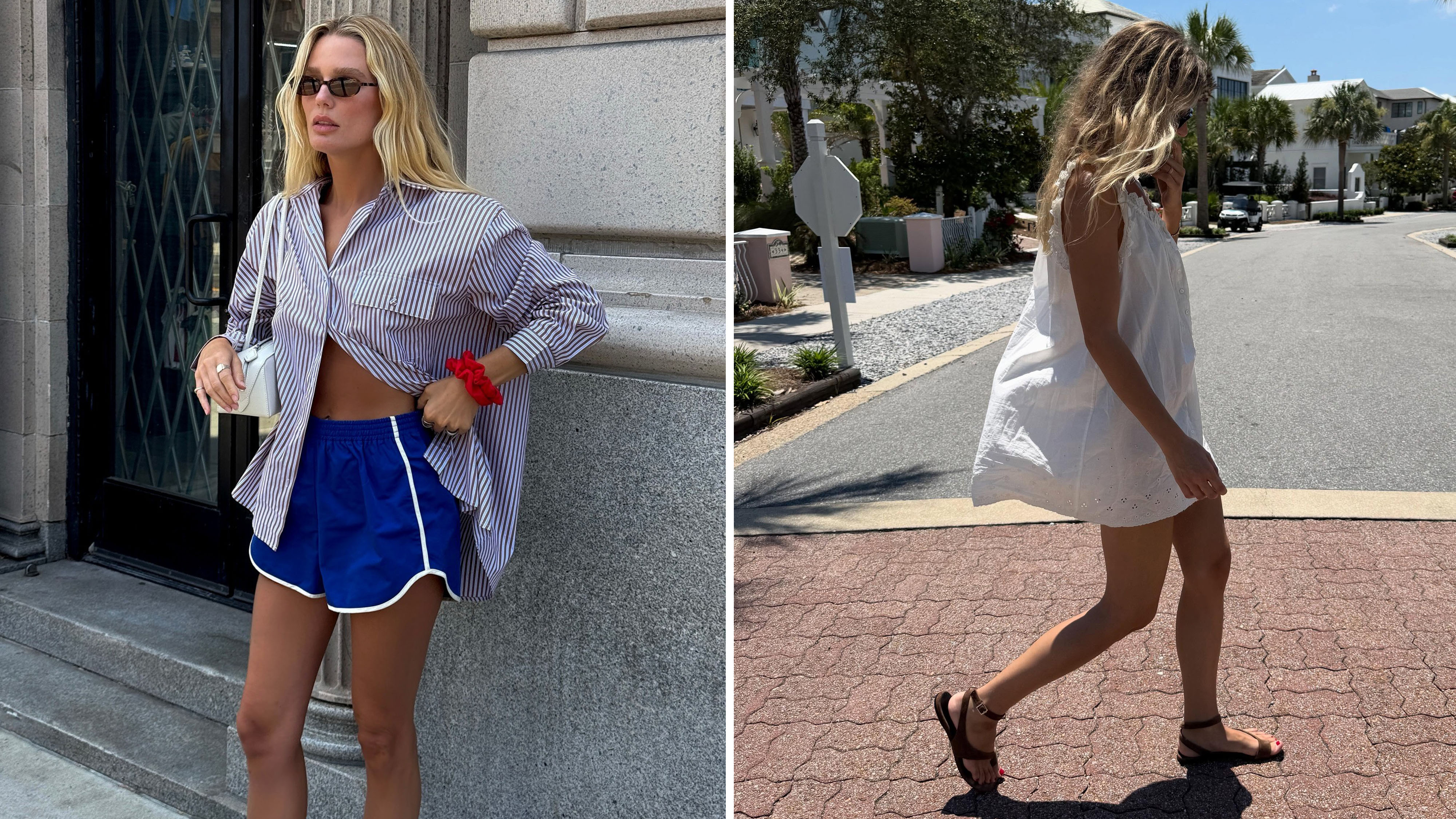 Women in summer outfits
