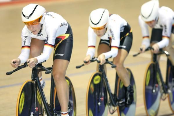 TheGerman's grabbed top spot before the British trio snached it from them at the end of the session.