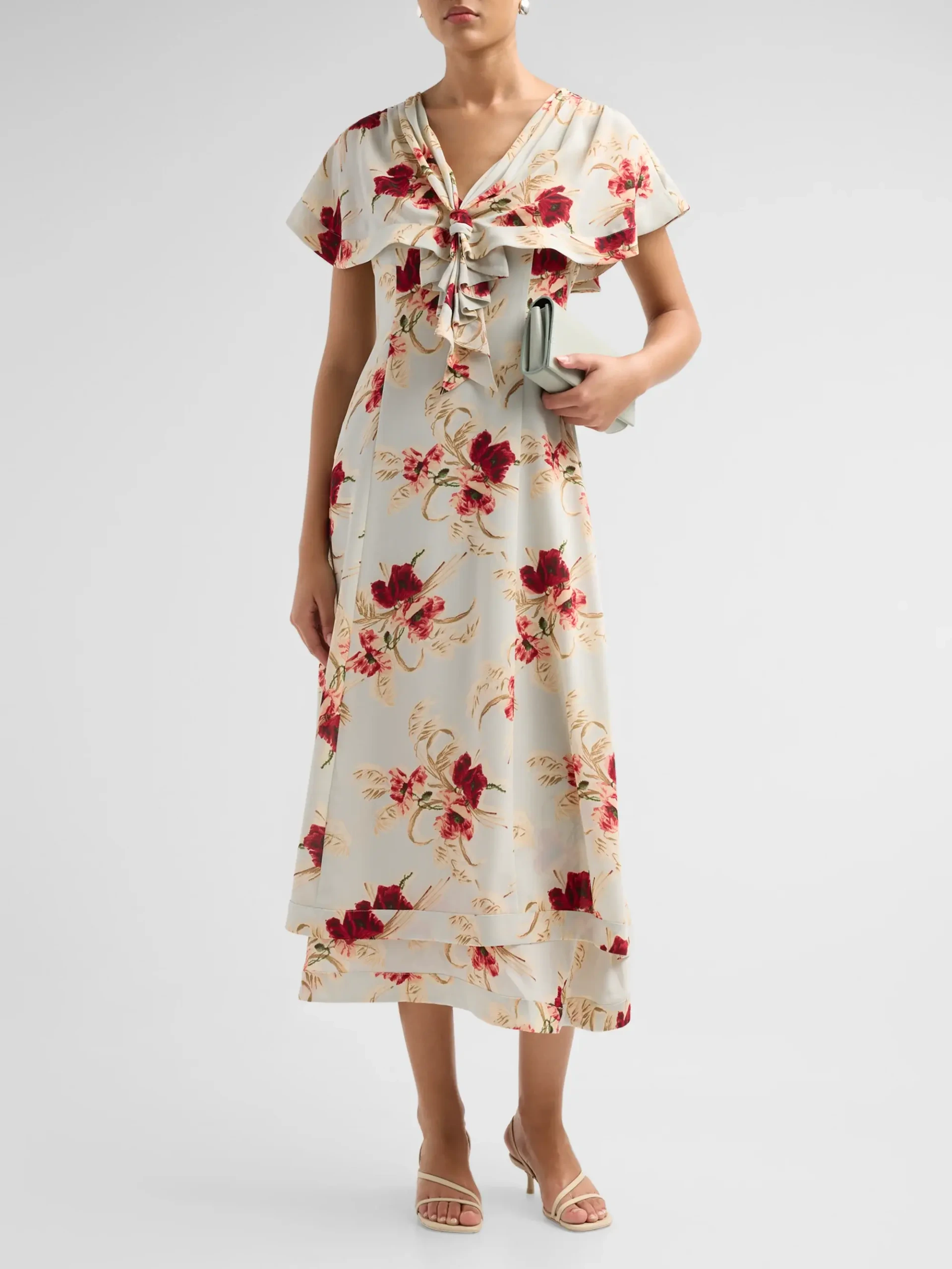 Wilted Poppy Antonetta Dress