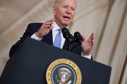 Biden discusses Afghanistan