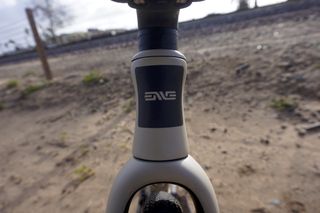 Headtube detail of the Enve MOG gravel bike