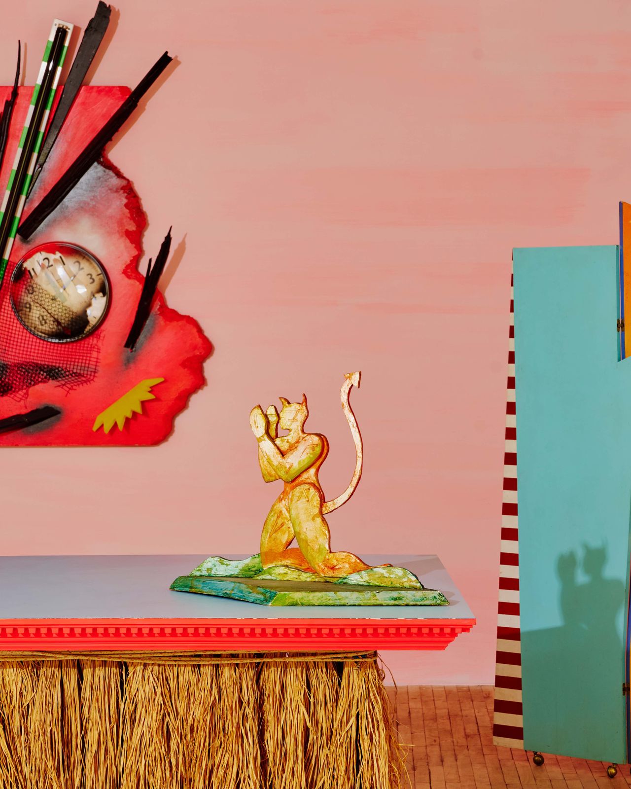 Colourful Day-Glo artworks by Dan Friedman