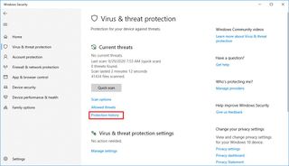 Microsoft Defender settings