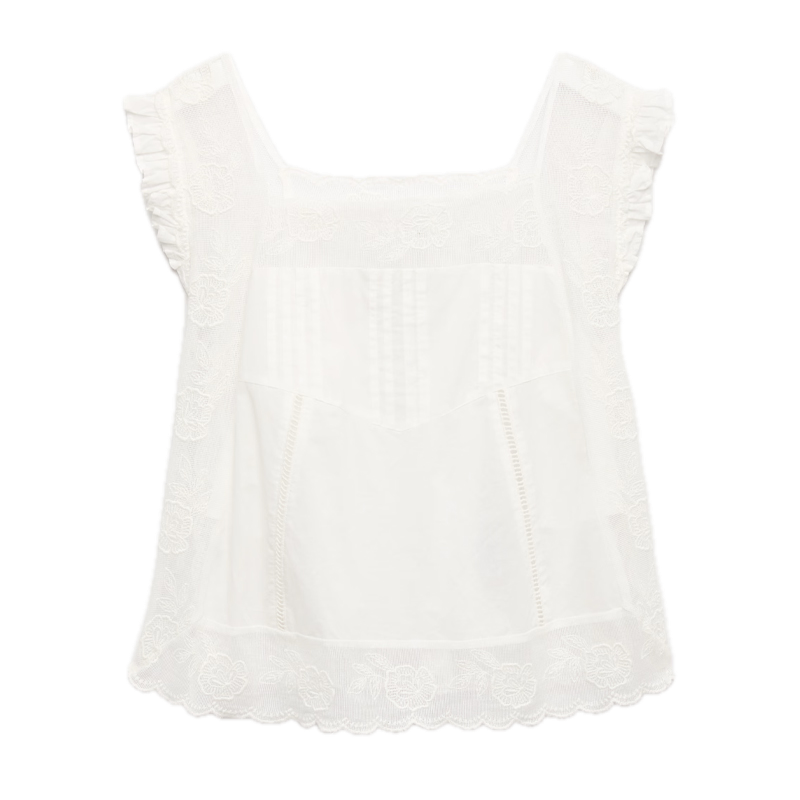 butterfly sleeve top M&amp;amp;S