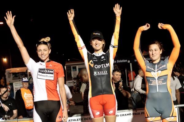 The women on the podium.