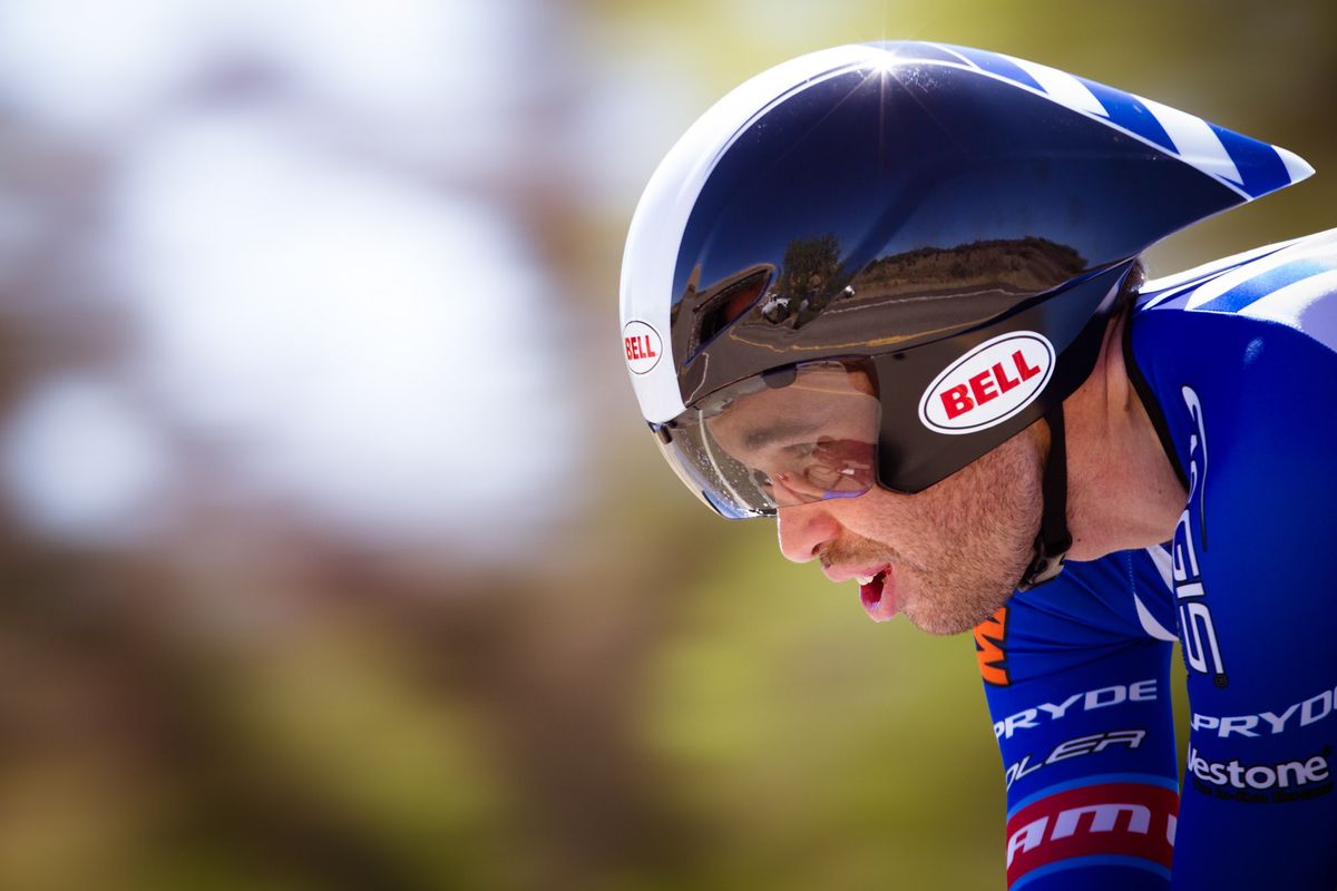 Jonny Clarke competes in the 2012 Tour of the Gila time trial