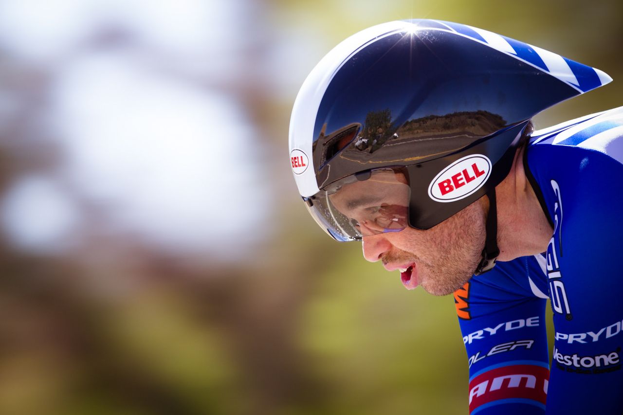 Jonny Clarke competes in the 2012 Tour of the Gila time trial