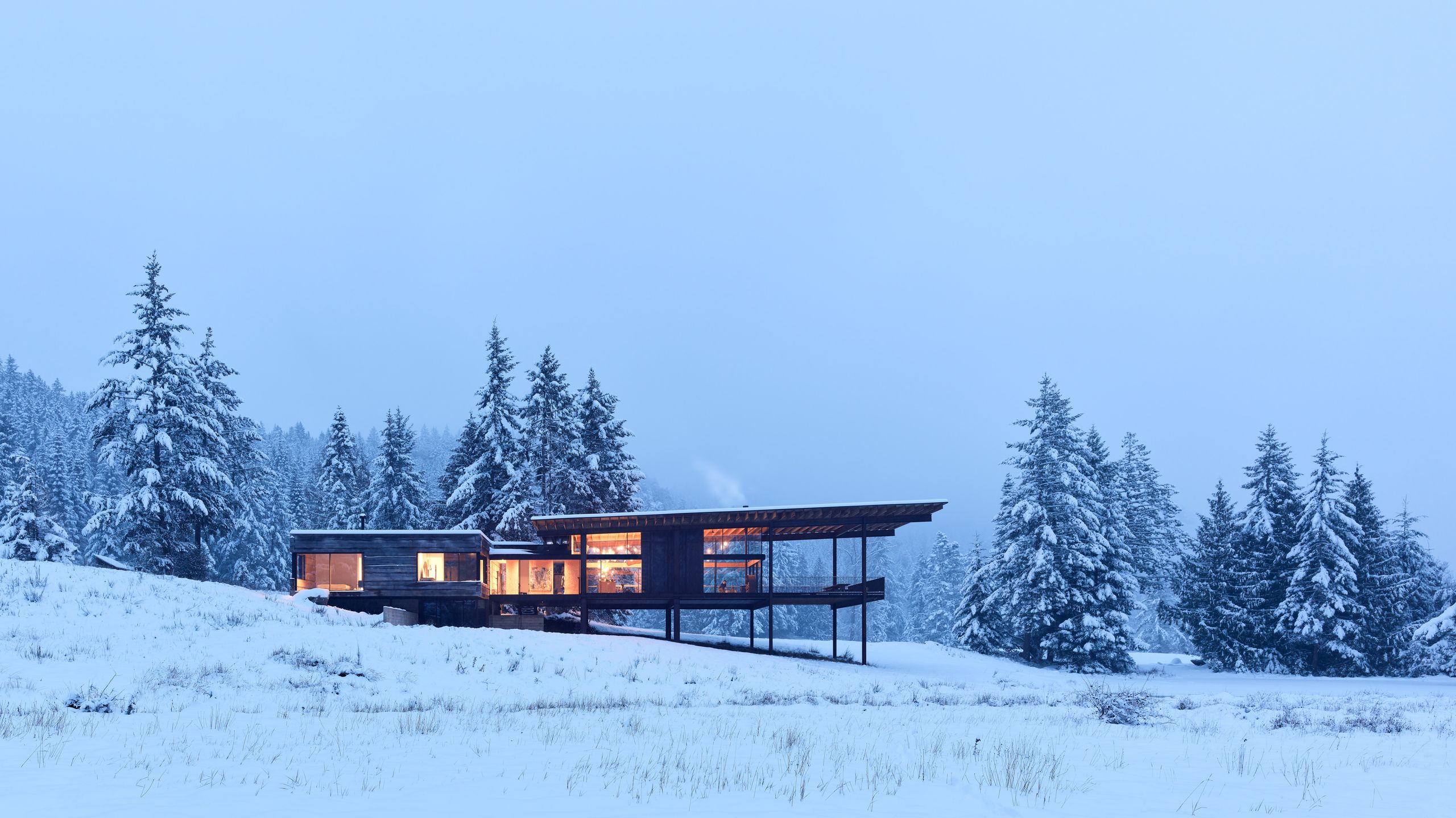 Canadian island home Daisy Ranch has a raw sense of adventure woven into its design