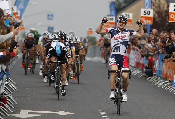 Andr&eacute; Greipel (Lotto Belisol Team) wins the stage