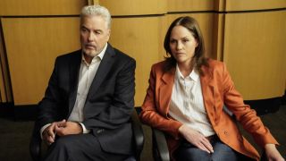 William Petersen and Jorja Fox on CSI: Vegas