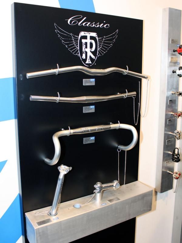 The silver finish on Ritchey's aluminum Classic line should appeal to riders that seek a more traditional look.