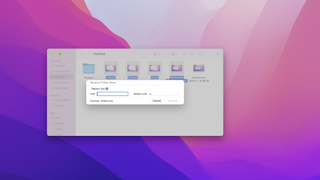 How to rename multiple files at once on Mac