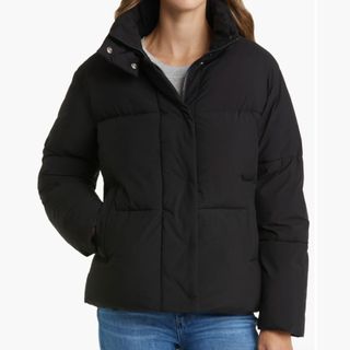 Sam Edelman puffer jacket in black