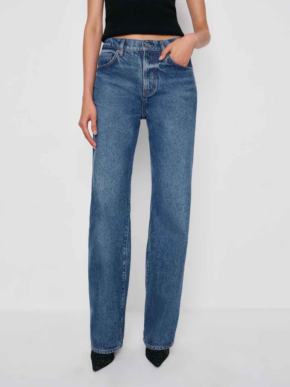 Val 90s Mid Rise Straight Jeans