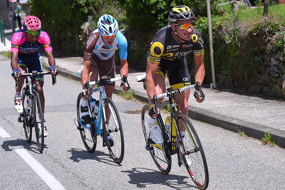 Thomas Voeckler, Alexis Vuillermoz and Tsgabu Grmay