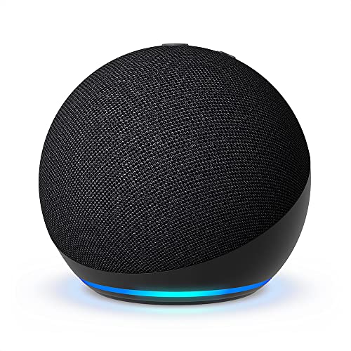 Amazon Echo Dot (5th Gen) smart speaker in dark grey