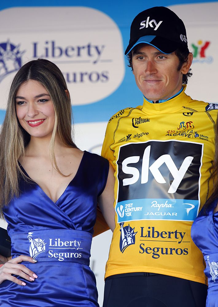 Geraint Thomas (Sky) leads the Volta ao Algarve