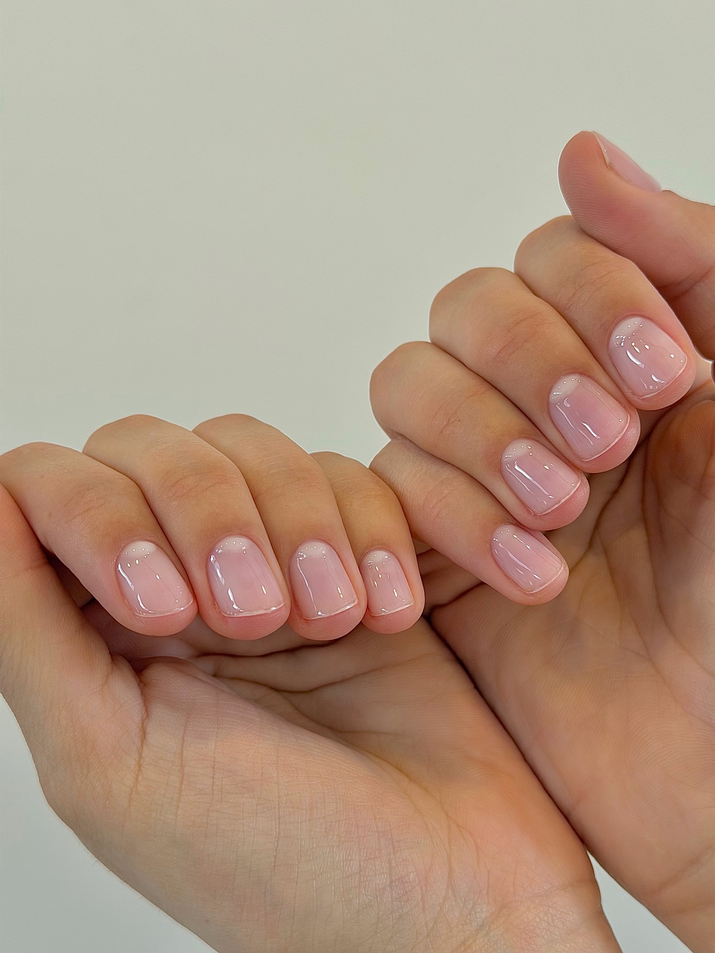 A clean manicure.