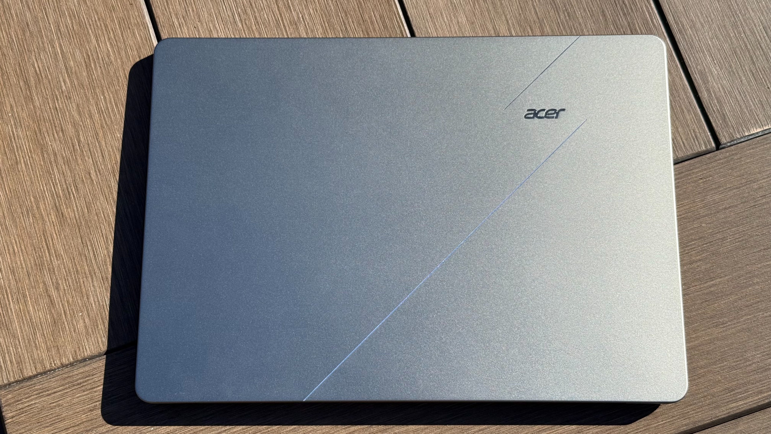 The Acer Swift Air 14 has an etched lid, though it has more minimal etchings in some territories.