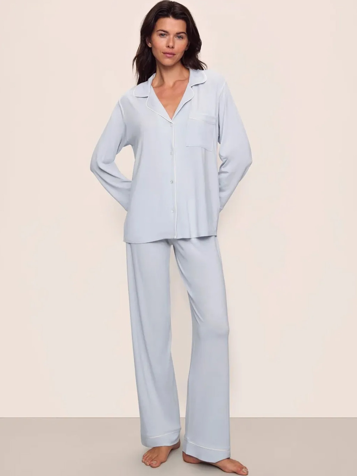eberjey, Gisele Tencel Modal Long PJ Set